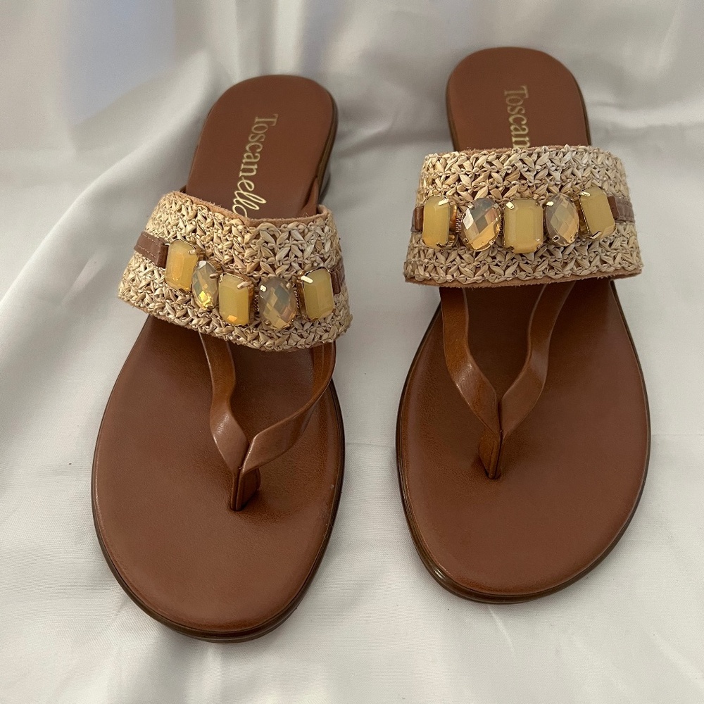 Toscanella Jeweled sandals